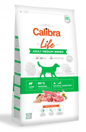 Calibra Dog Life ADULT MEDIUM Lamb - sausā barība suņiem 2.5kg